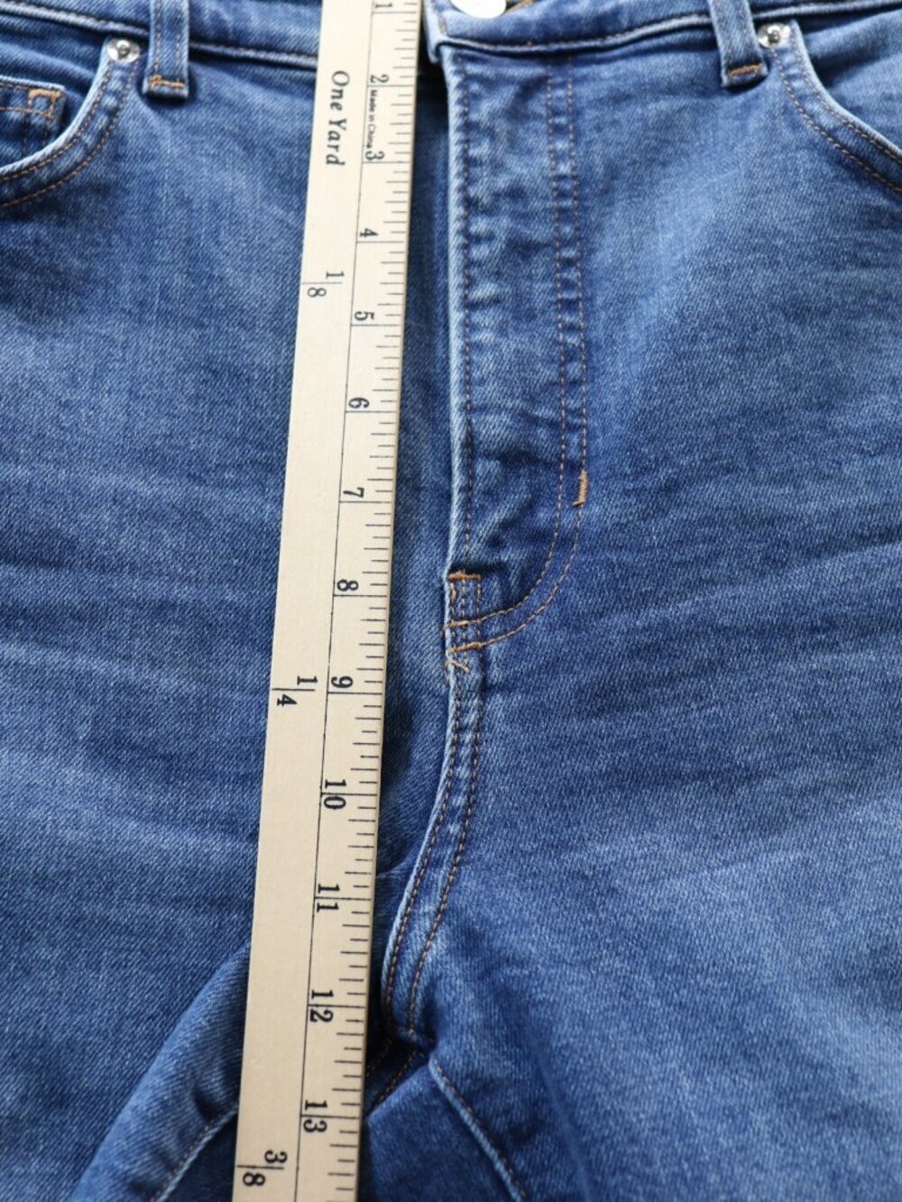 Veronica Beard Beverly Skinny Flare Jeans Sedona River High Rise 31 Blue - Picture 10 of 14